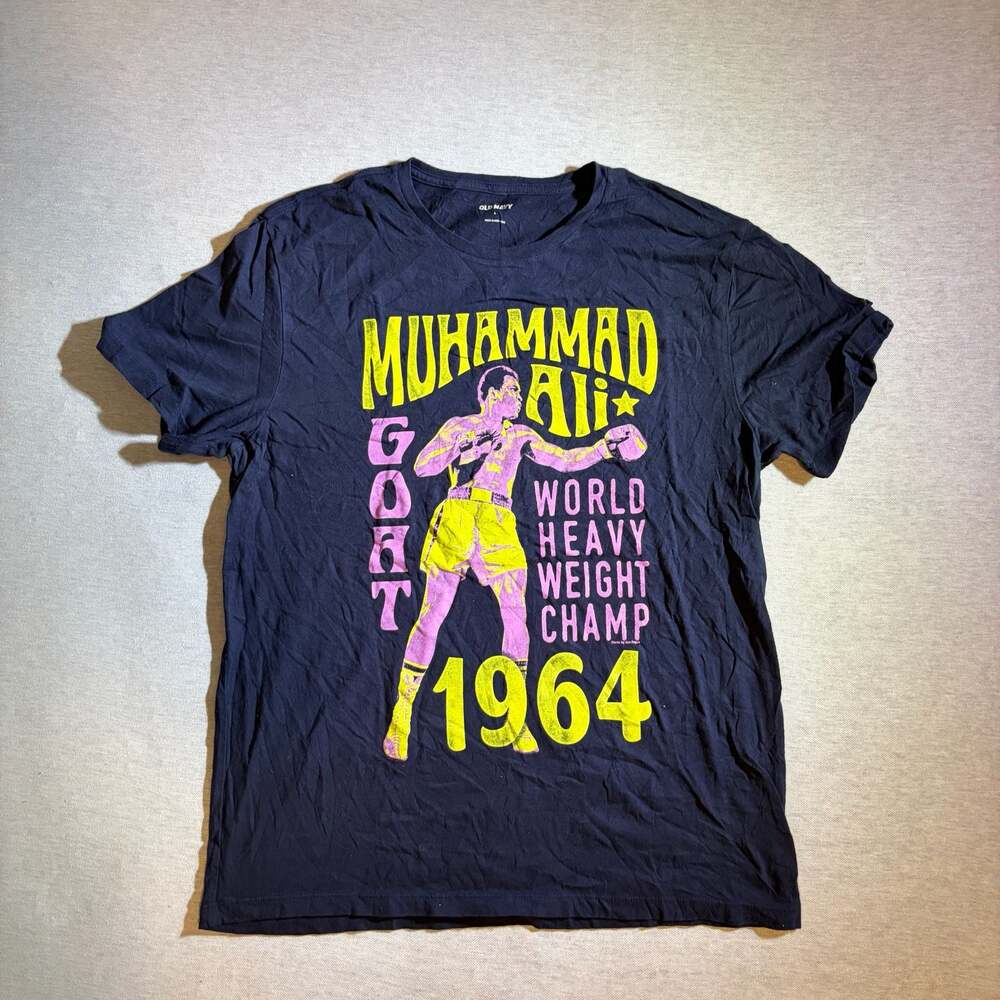 Old Navy Muhammad Ali GOAT 1964 World Heavyweight Champ Graphic T-Shirt